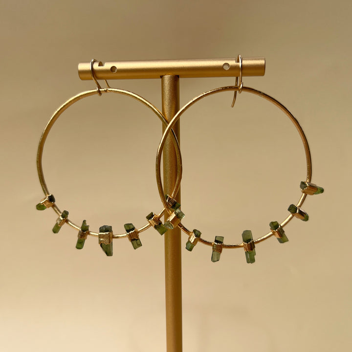Sunburst Earrings - Tourmaline