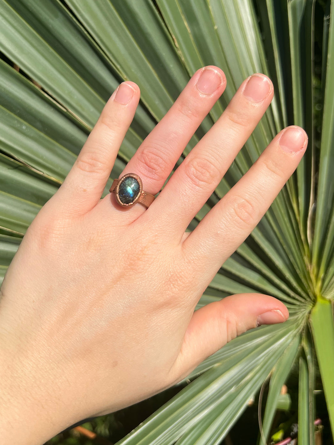 OOAK Labradorite Ring - Size 6.5