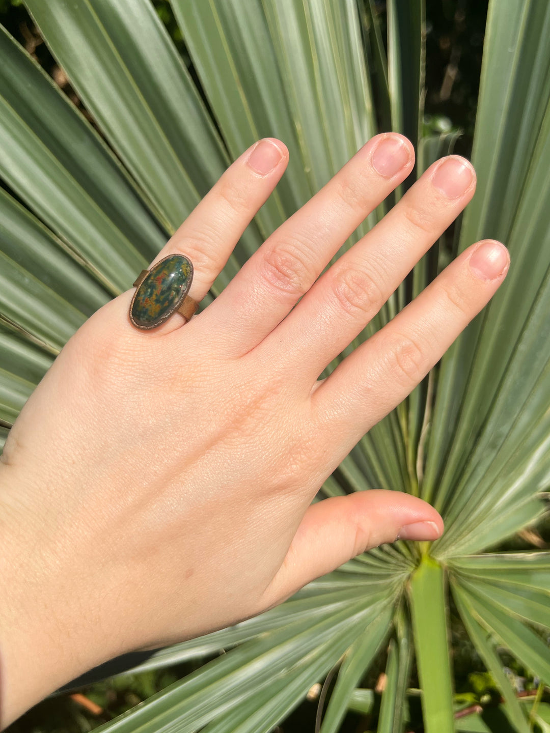 OOAK Bloodstone Ring