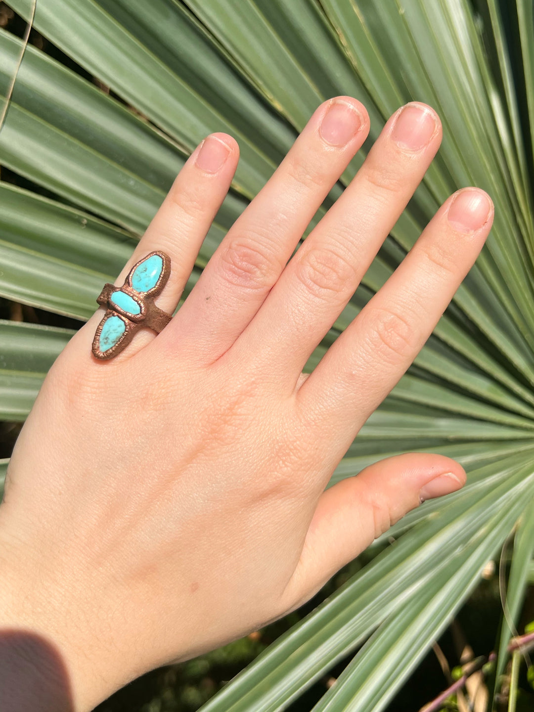 OOAK Sonoran Turquoise Ring - Size 6.5