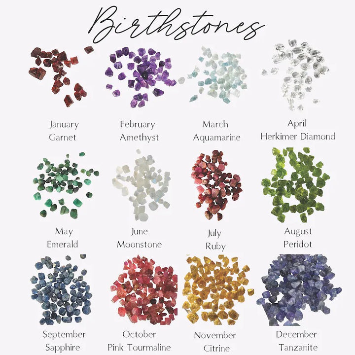 CUSTOM BIRTHSTONE STACKING RINGS