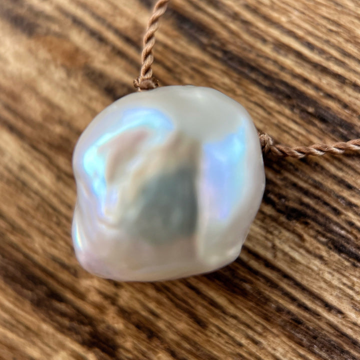 Keshi Pearl Cord Necklace