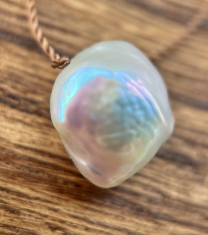 Keshi Pearl Cord Necklace