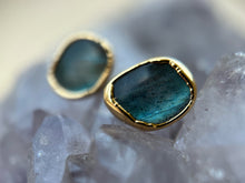 Load image into Gallery viewer, Labradorite Studs