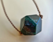 Load image into Gallery viewer, Bloodstone Star Cord Necklace