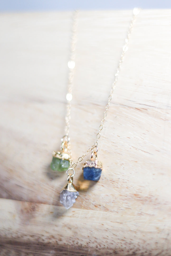 Birthstone Droplet Necklace