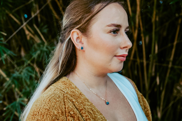 Emerald Drop Necklace