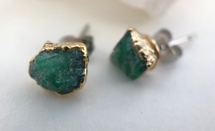 Emerald Studs