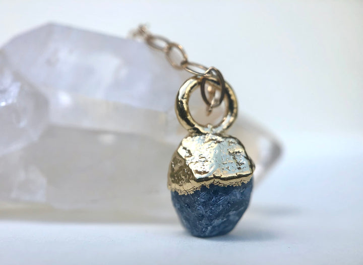 Sapphire Drop Necklace
