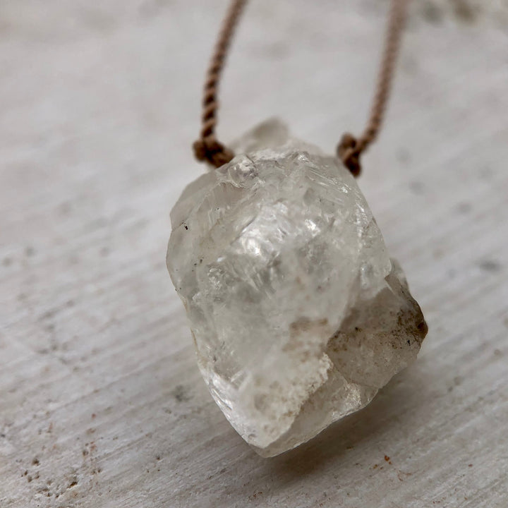 Herkimer Diamond Cord Necklace
