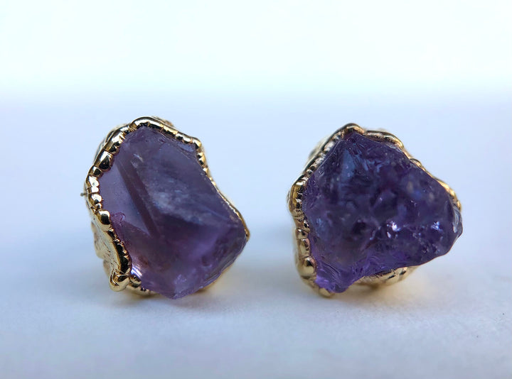 Amethyst Studs
