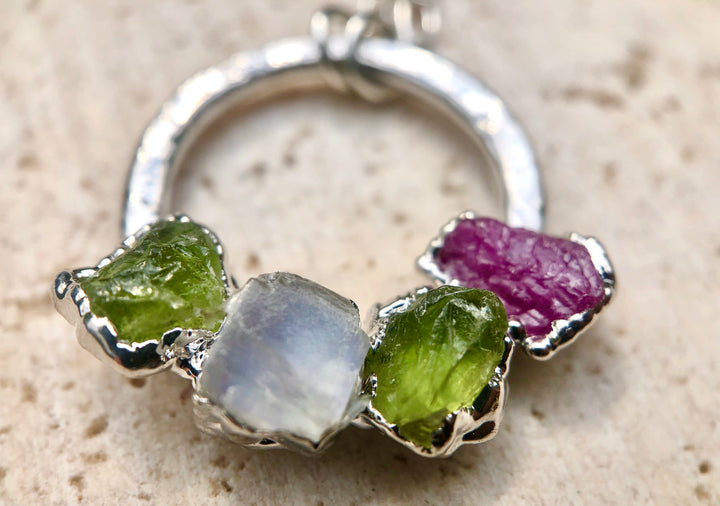 CUSTOM BIRTHSTONE PENDANT NECKLACE