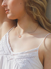 Load image into Gallery viewer, Rose Quartz Cord Necklace