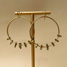 Load image into Gallery viewer, Sunburst Earrings - Tourmaline