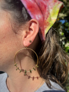 Sunburst Earrings - Tourmaline