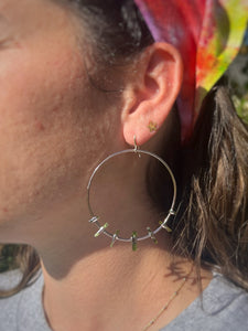 Sunburst Earrings - Tourmaline