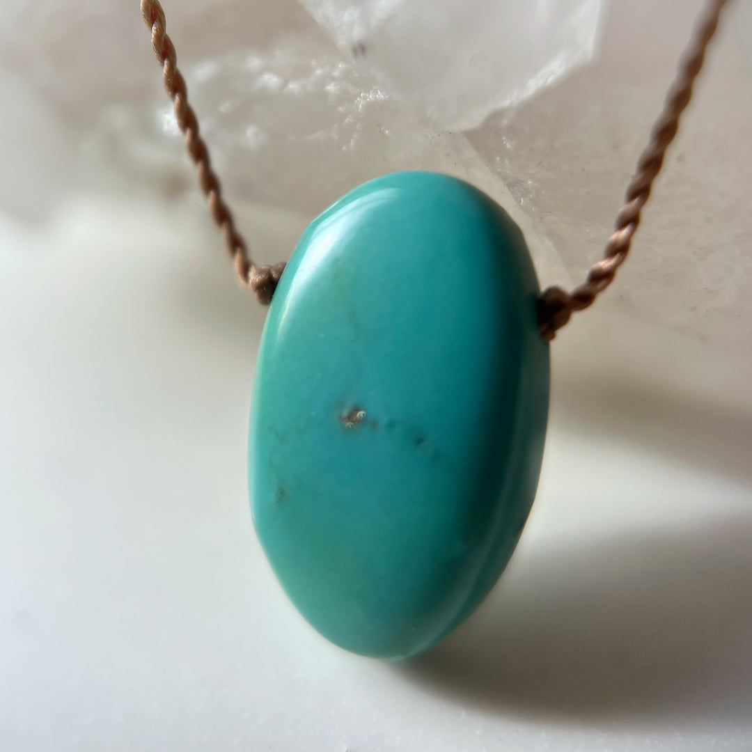 Turquoise Cord Necklace