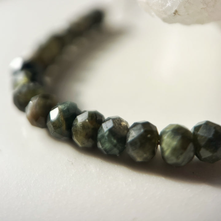 Tourmaline Beaded Cord Necklace