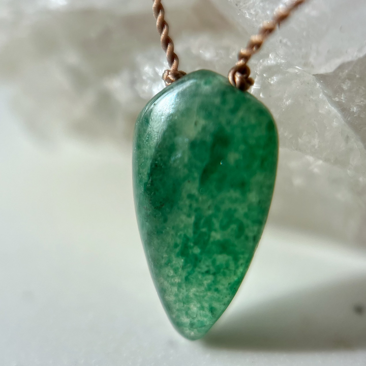 Aventurine Cord Necklace