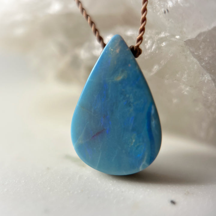 Opal Cord Necklace