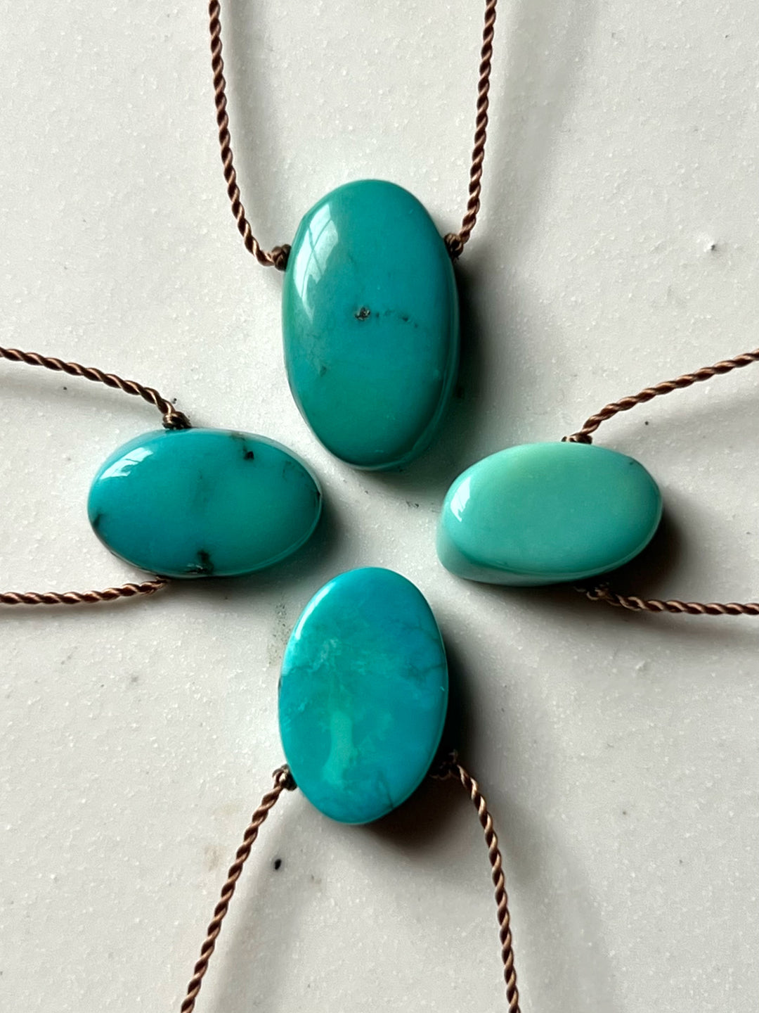 Turquoise Cord Necklace