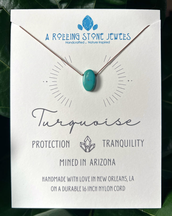 Turquoise Cord Necklace