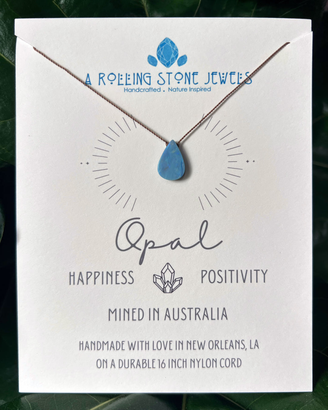 Opal Cord Necklace