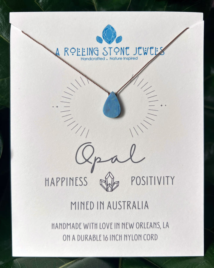 Opal Cord Necklace