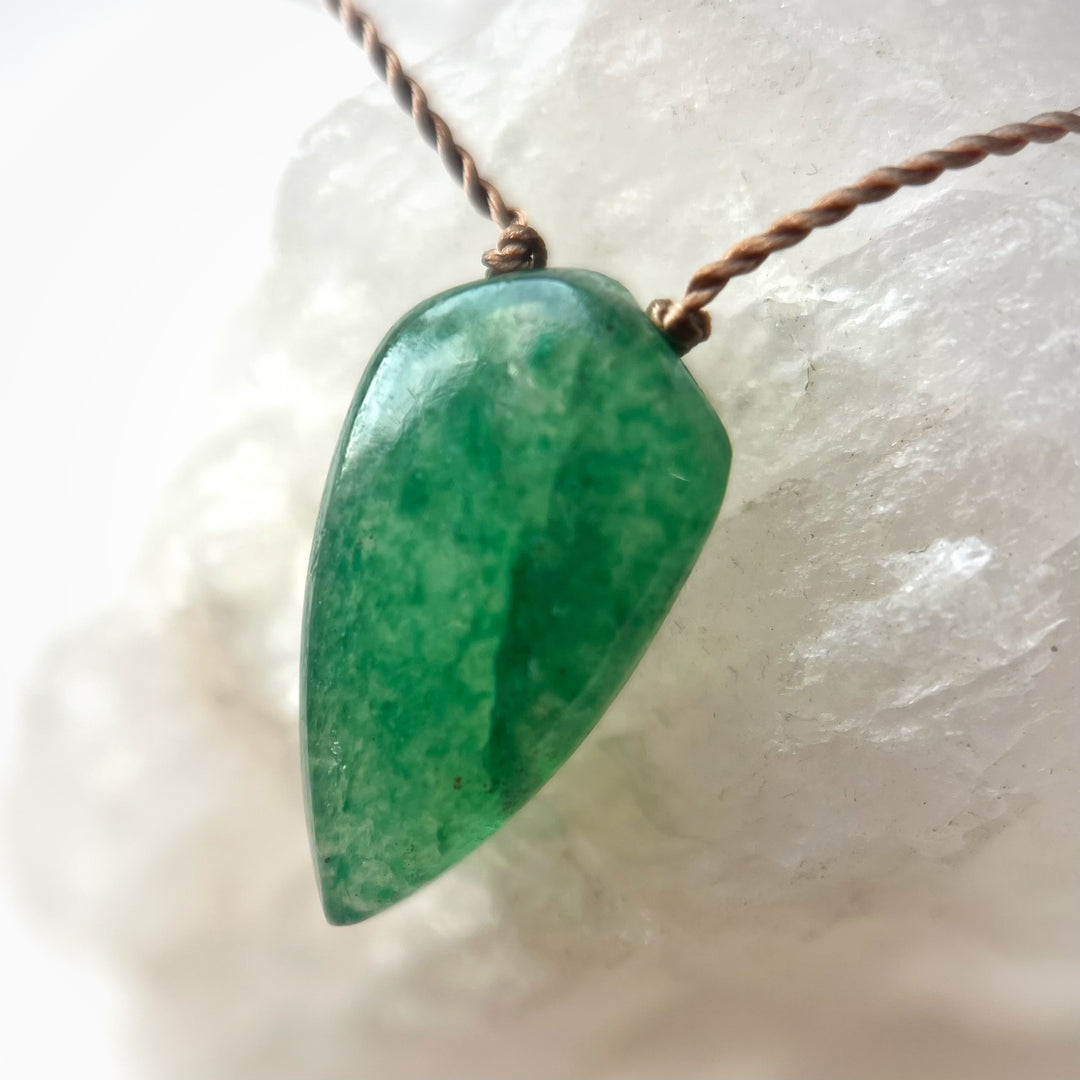 Aventurine Cord Necklace