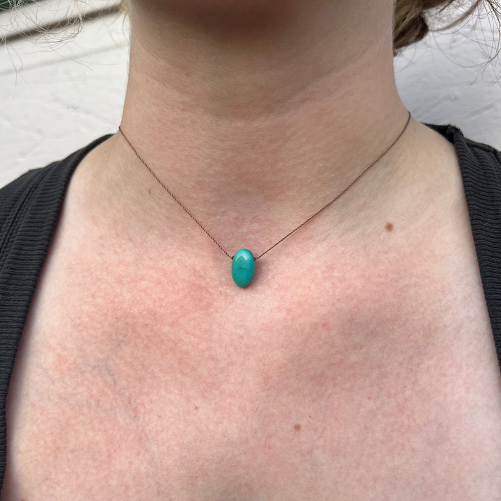 Turquoise Cord Necklace