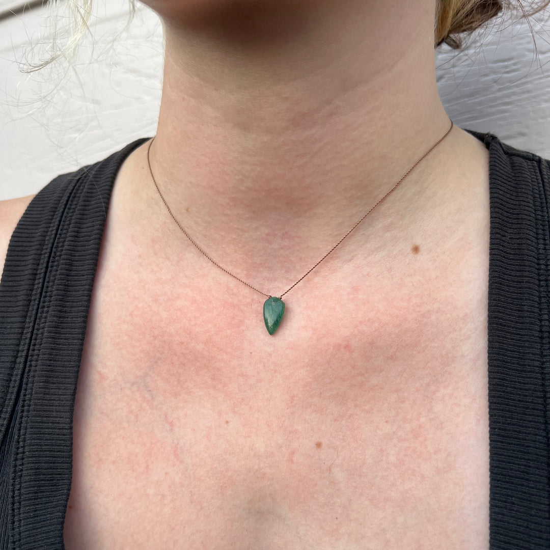 Aventurine Cord Necklace