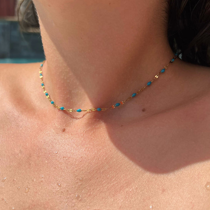 Coastal Choker - High Tide Blue