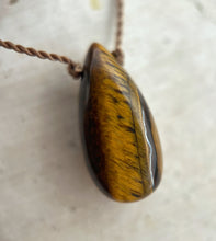 Load image into Gallery viewer, Tigers Eye Cord Necklace