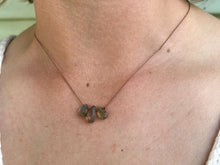 Load image into Gallery viewer, Labradorite Triple Cord Necklace