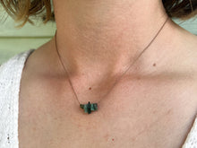 Load image into Gallery viewer, Tourmaline Raw Cord Necklace
