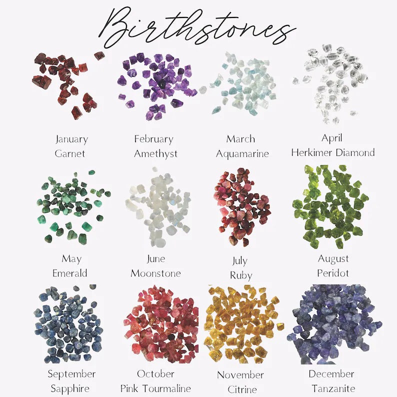 CUSTOM BIRTHSTONE STACKING RINGS