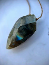 Load image into Gallery viewer, Labradorite Large Cord Necklace