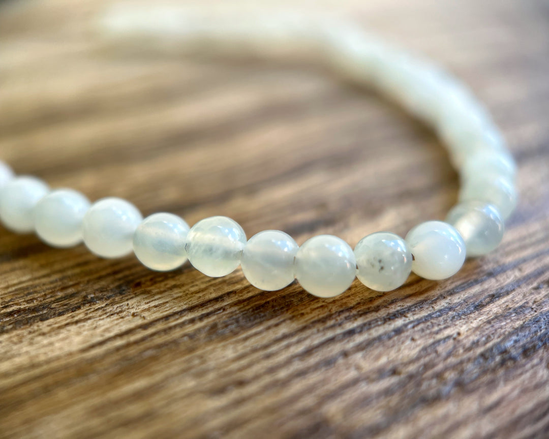 Pastel Jade Beaded Cord Necklace