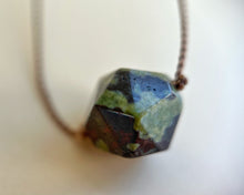 Load image into Gallery viewer, Dragon Blood Jasper Star Cord Necklace