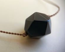 Load image into Gallery viewer, Onyx Star Cord Necklace