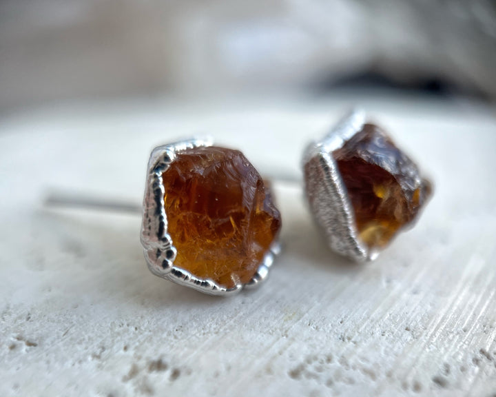 Citrine Studs