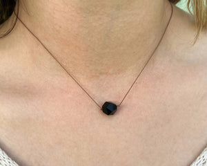 Onyx Star Cord Necklace