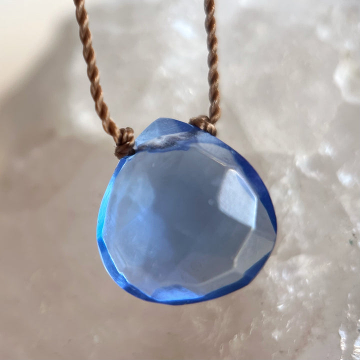 December Birthstone Cord Necklace