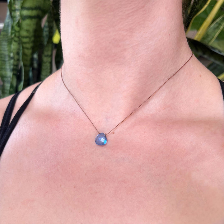 December Birthstone Cord Necklace
