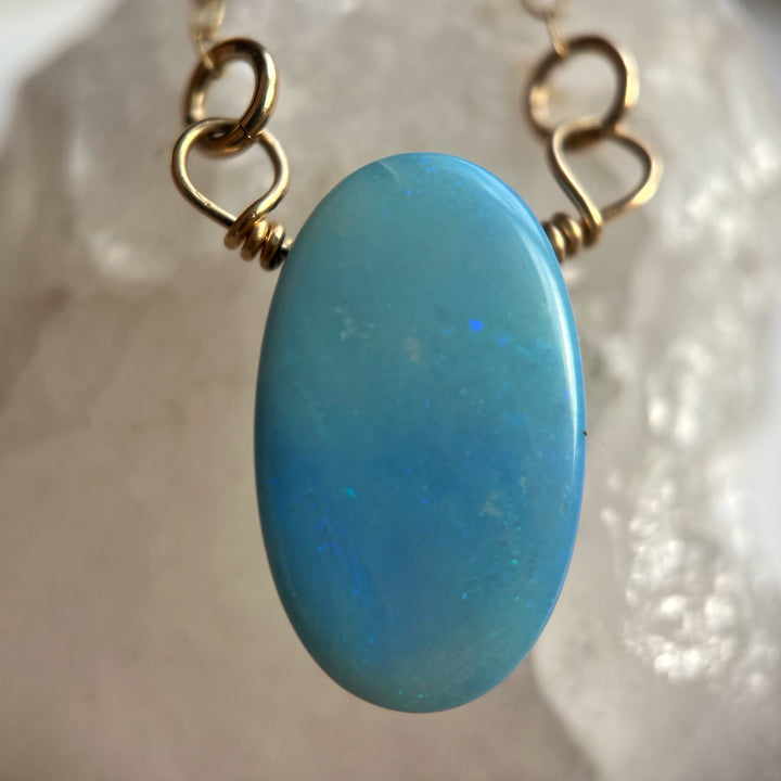 Australian Boulder Opal Pendant 2