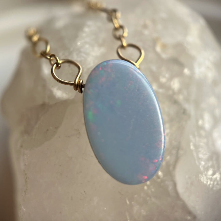 Australian Boulder Opal Pendant 1