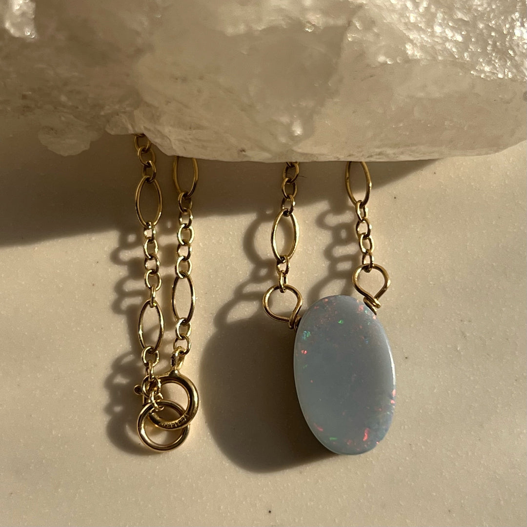 Australian Boulder Opal Pendant 1