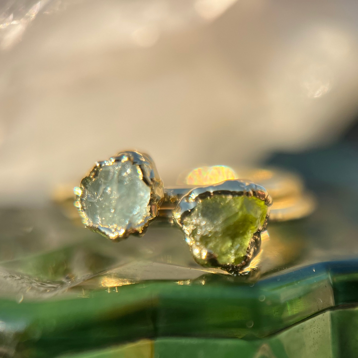 CUSTOM BIRTHSTONE STACKING RINGS