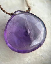 Load image into Gallery viewer, Amethyst Cord Necklace