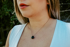 Onyx Cord Necklace